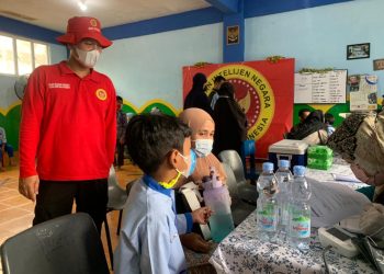 Binda Riau Vaksinasi 300 Anak Usia 6-11 Tahun