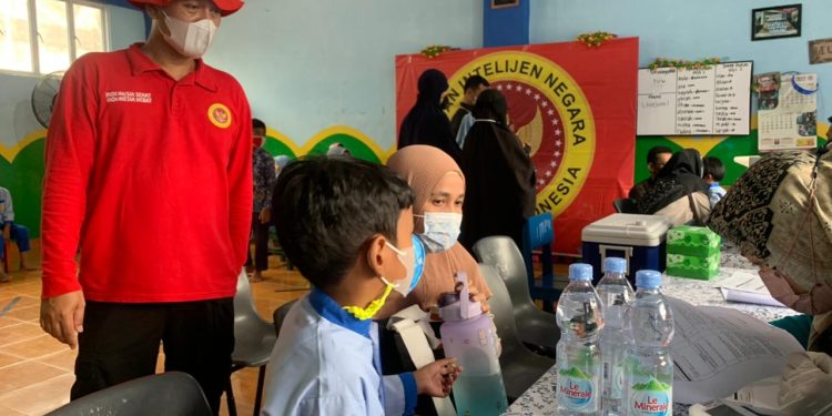 Binda Riau Vaksinasi 300 Anak Usia 6-11 Tahun