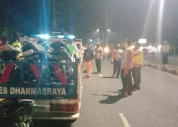Hendak balap Liar, Puluhan Motor dan Pengemudi Diamankan Polres Dharmasraya