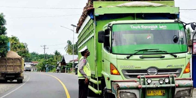 Puluhan Kendaraan Odol Terjaring Razia Dishub dan Polres Pasaman Barat