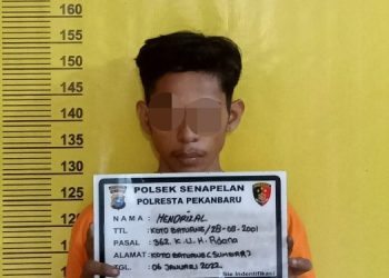 Kunci Kontak Tertinggal, Maling di Pekanbaru Bawa Kabur Sepeda Motor