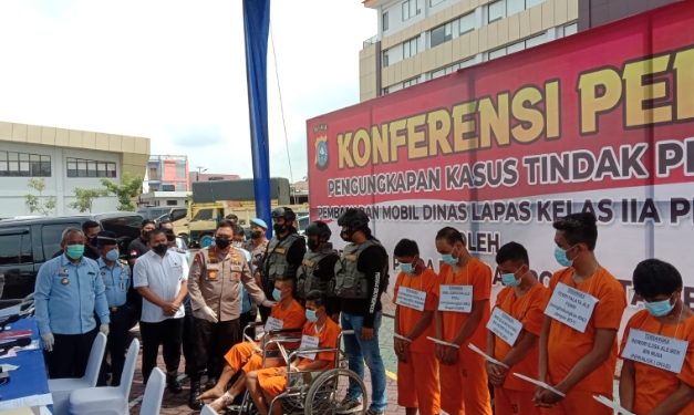 Polisi: Otak Pelaku Pembakar Mobil Dinas Lapas Pekanbaru Ternyata Napi Kasus Narkoba