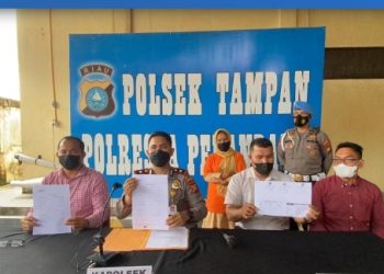 Polsek Tampan Amankan Calo Penerimaan Polri
