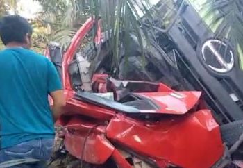 Tabrakan Beruntun Terjadi Di Jalintim Pelalawan, Satu Orang Tewas