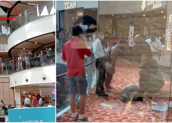 Seorang Pekerja Jatuh Dari Langit-langit Mal Chinatown Point