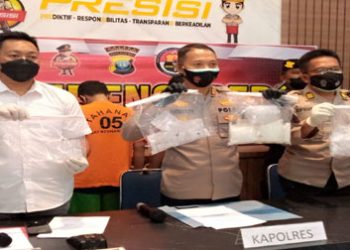 Edarkan Narkoba, Tiga Orang Diamankan Polres Tanjungpinang