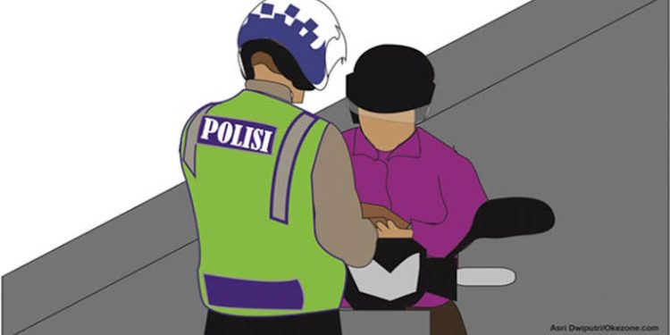 Pria Ini Bakar Motornya hingga Ludes Karna Tak Terima Ditilang Polisi