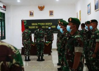 Minum Miras dan Buat Onar, Dua Prajurit TNI Ditahan