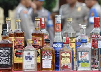 Dari Enam Pedagang, Polres Boyolali Sita 1.149 Botol Miras Ilegal