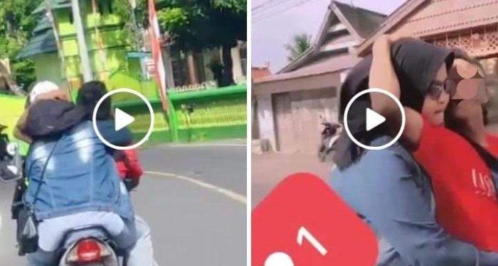 Pasangan Kekasih di Bulukumba Ditangkap Polisi Akibat Mesum di Atas Motor yang Berjalan