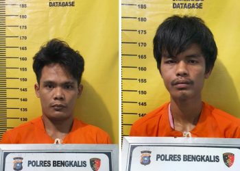 Nyambi Jadi Pengedar dan Bandar Sabu, Dua Petani di Bengkalis Masuk Sel