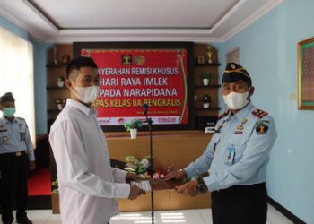 Dua Napi di Riau Dapat Remisi di Hari Imlek