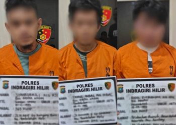 Pelaku Pencurian Motor Milik Sekretariat Kabupaten Inhil Akhirnya Tertangkap