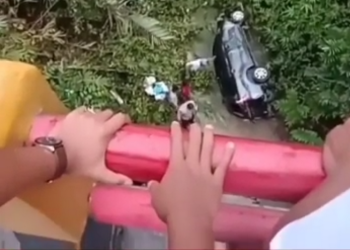 Avanza Masuk Jurang di Rantau Berangin Kampar