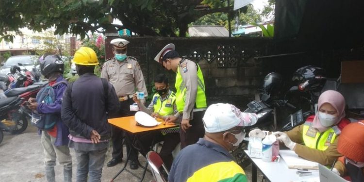 Pajak Kendaraan Mati, 32 Kendaraan Ditegur di Bintan