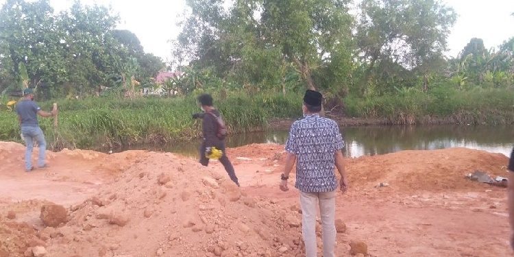 Kubangan Bekas Galian pasir di Batu besar batam Sering Makan Bocah