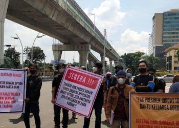 Korban Binomo Demo di Mabes Polri, Ngeluh Banyak Yang Cerai Hingga Nekat Bunuh Diri