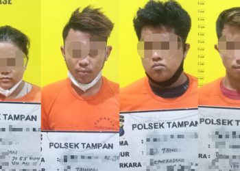 Polisi Tangkap 4 Pelaku Pemerasan Modus Cewek Open BO MiChat