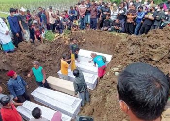 6 Jenazah Korban Kecelakaan Bus Wisata di Bantul Dikuburkan dalam Satu Liang Lahat
