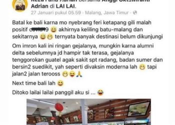 Wisatawan Positif Covid-19 Keliling Malang, Karyawan Supermarket Diswab