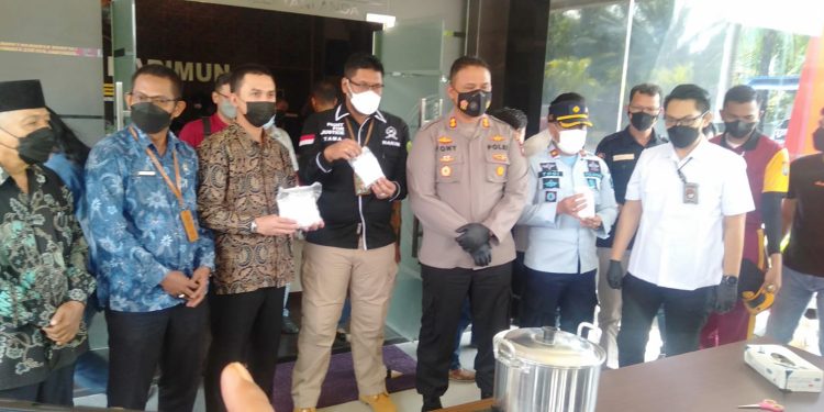 685,27 Gram Sabu Hasil Kejahatan Dimusnahkan Polres Karimun