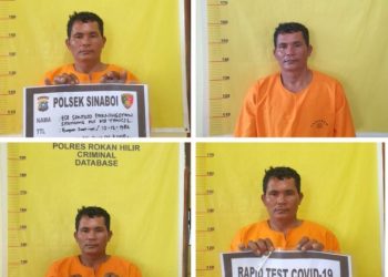Tim Gabungan Polres Rohil Akhirnya Menangkap Pelaku Pembunuhan Alek Purba