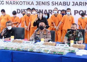 Wagubri Apresiasi Polda Riau Behasil Gagalkan Peredaran Sabu Seberat 82,94 kilogram dengan 23 Tersangka