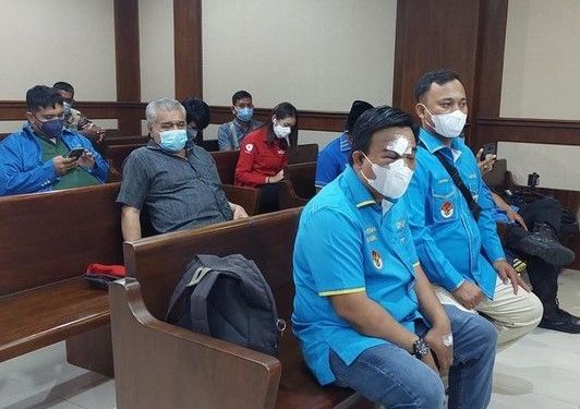 Hadir Jadi Saksi Sidang Ferdinand Hutahaean, Wajah Haris Pertama Bengkak