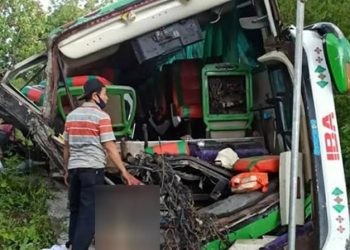 13 Penumpang Dinyatakan Meninggal Dalam Kecelakaan Bus Pariwisata di Imogiri Bantul