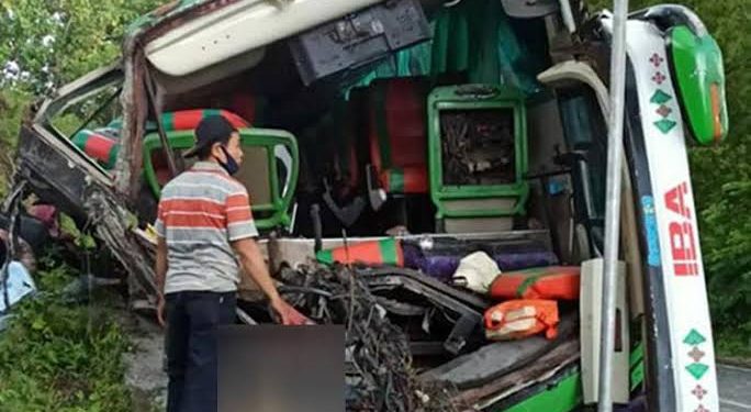 13 Penumpang Dinyatakan Meninggal Dalam Kecelakaan Bus Pariwisata di Imogiri Bantul