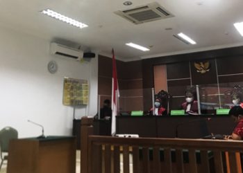 Bawa 0,5 Kg Sabu, Afif Terlihat Lesu saat Mendengar Divonis 12 Tahun Penjara di PN Batam