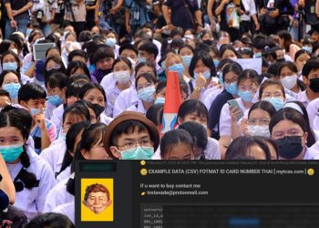 23.000 Data Siswa Thailand Dijual di Web Gelap