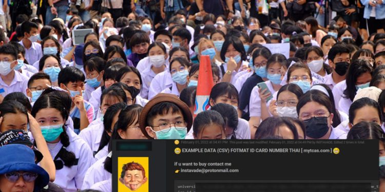 23.000 Data Siswa Thailand Dijual di Web Gelap