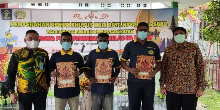 Remisi Khusus Nyepi, 15 Napi di Kepri Beruntung