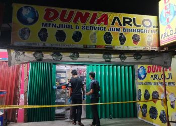 Polres Kuansing Buru OTK Yang Tembaki Toko Jam dan HP