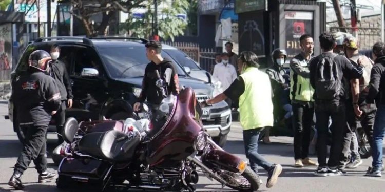 Pengendara Moge yang Menganiaya Pengendara Motor Lain di Kota Bandung Jadi Buronan Polisi