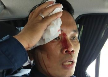 Anggota Polisi Terluka di Bagian Kepala saat Demo Mahasiswa Tolak Pemekaran Daerah di Kemendagri