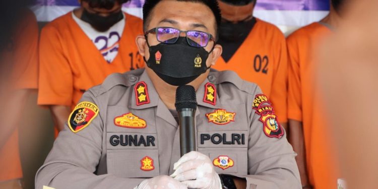Polres Siak Gagalkan Peredaran 1 kg Narkotika Jenis sabu di Kecamatan Tualang