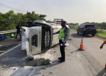 Kecelakaan Beruntun Terjadi di Tol Surabaya-Mojokerto
