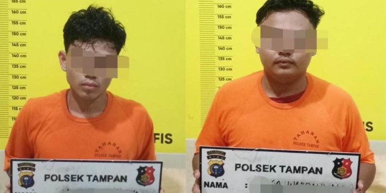 Jambret IRT di Perumahan UNRI Pekanbaru, Dua Remaja Diringkus Polisi