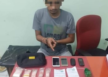 Sedang Bersantai di Rumah, DPO Narkoba diciduk Polres Kampar di Kediamannya