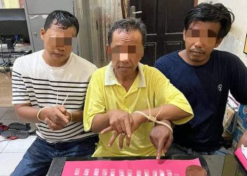 3 Pelaku Bandar Sabu 25 Paket di Ringkus Satres Narkoba Polres Kampar