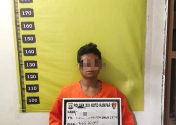 Curi Motor Yang Terparkir Didepan Rumah, Curamor Ini Dibekuk Polsek XIII Koto