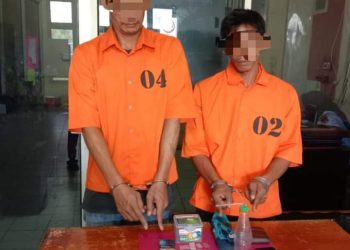 2 Pelaku Narkoba Ditangkap Unit Reskrim Polsek Tapung