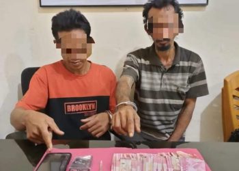 Satresnarkoba Polres Kampar Tangkap Dua Pengedar Narkoba di Desa Karya Indah