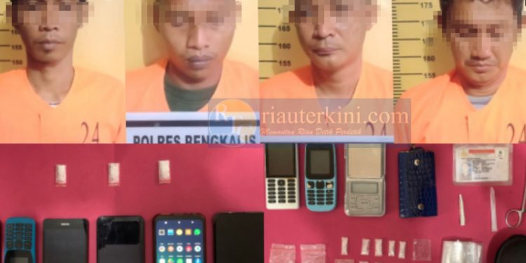 Edarkan Narkoba, Tiga Oknum Honorer Bengkalis Diringkus Polisi