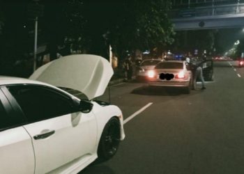 Tujuh Kendaraan Roda Empat Diamankan Usai Terlibat Aksi Balap Liar di Grogol Petamburan Jakbar