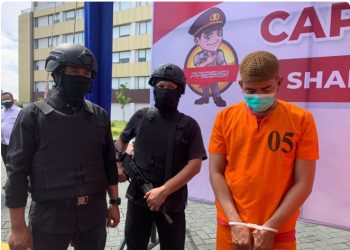 Bawa Sabu 5 Kg, Oknum Anggota Polres Rohil Diringkus