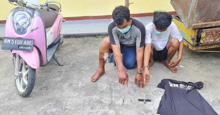 Beraksi di 15 TKP, Pencuri dan Penadah Curanmor di Ringkus Polsek Siak Hulu