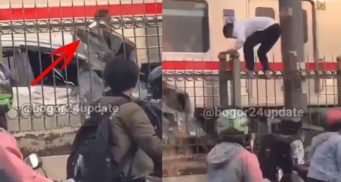 Saksi Kasus Mobil Tertabrak KRL Sebut Pengemudi Sudah Disetop saat Portal Sedang Diturunkan